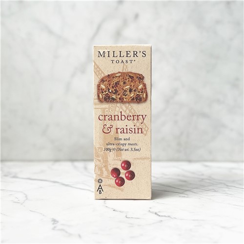 Millers Damsels Cranberry & Raisin Toasts - 100g